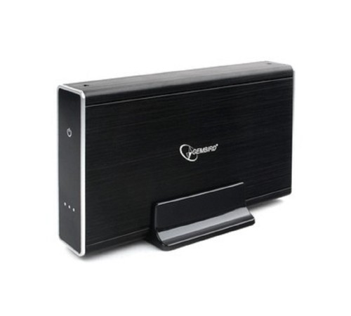Gembird EE3-U3S-80 Внешний корпус 3.5" чёрный, USB 3.0, SATA, HDD/SSD, до 2 Тб, алюминий