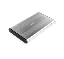 Gembird EE2-U3S-5-S Внешний корпус 2.5" серебро, USB 3.0, SATA, до 2 Тб, металл