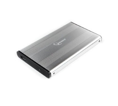 Gembird EE2-U3S-5-S Внешний корпус 2.5" серебро, USB 3.0, SATA, до 2 Тб, металл