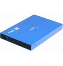 Gembird EE2-U3S-56 Внешний корпус 2.5" синий металлик, USB 3.0, SATA, алюминий