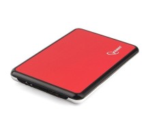 Gembird EE2-U3S-61 Внешний корпус 2.5" красный металлик, USB 3.0, SATA, нержавеющая сталь
