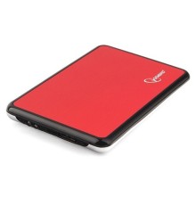 Gembird EE2-U3S-61 Внешний корпус 2.5" красный металлик, USB 3.0, SATA, нержавеющая сталь