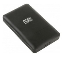 AgeStar 3UBCP3 (BLACK) USB 3.0 Внешний корпус 2.5" SATAIII HDD/SSD USB 3.0, пластик, черный, безвинтовая конструкция