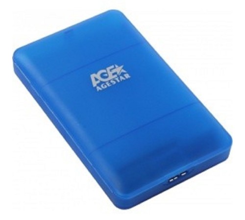 AgeStar 3UBCP3 (BLUE) USB 3.0 Внешний корпус 2.5" SATAIII HDD/SSD USB 3.0, пластик, синий, безвинтовая конструкция AgeStar 3UBCP3 (BLUE) USB 3.0 Внешний корпус 2.5" SATAIII HDD/SSD USB 3.0, пластик, синий, безвинтовая конструкция