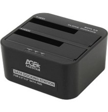 AgeStar Докстанция 2x2.5"/3.5" SATA HDD/SSD AgeStar 3UBT6-6G, USB3.0, пластик, черный, UASP