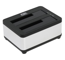 AgeStar 3UBT8 (SILVER) Док станция для HDD 2.5"/3.5" SATA clone, USB3.0, пластик+алюминий, серебристый,