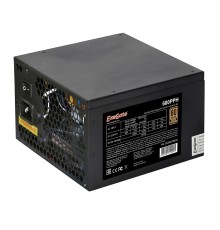 Exegate EX280578RUS Блок питания 600W Exegate 600PPH, 80+Bronze, RTL, ATX, black, APFC, 12cm, 24p, (4+4)p, 5*SATA, 3*IDE