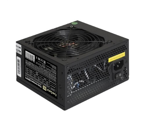Exegate EX224734RUS-PC Блок питания 500W ExeGate 500NPX (ATX, PC, 12cm fan, 24pin, 4pin, PCIe, 3xSATA, 2xIDE, black, кабель 220V в комплекте)