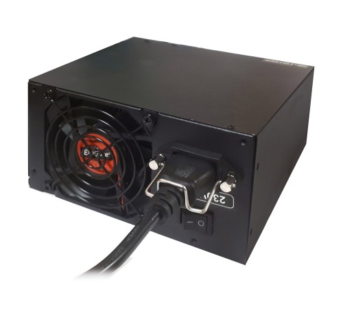 Exegate EX222115RUS-S Блок питания 1000PPX RTL, ATX, SC, black, activePFC, 14cm, 24p+2*(4+4)p, PCI-E, 5*SATA, 4*IDE, FDD + кабель 220V с защитой от выдергивания