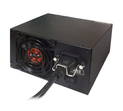 Exegate EX221640RUS-S Блок питания 450PPX RTL, ATX, SC, black, APFC, 14cm, 24p+(4+4)p, PCI-E, 4*IDE, 5*SATA, FDD + кабель 220V с защитой от выдергивания