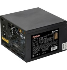 Exegate EX282154RUS-OEM-S Блок питания 700W ExeGate 80 PLUS® Bronze 700PPH-OEM (ATX, APFC, SC, КПД 89% (80 PLUS Bronze), 12cm fan, 24pin, 2x(4+4)pin, 4xPCI-E, 8xSATA, 4xIDE, Box, black, кабель 220V с