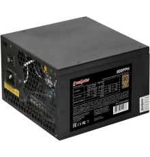 Exegate EX282156RUS-S Блок питания 800W ExeGate 80 PLUS® Bronze 800PPH (ATX, APFC, SC, КПД 89% (80 PLUS Bronze), 12cm fan, 24pin, 2x(4+4)pin, 4xPCI-E, 8xSATA, 4xIDE, RTL (color box), black, кабель 220