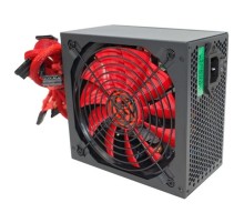 Ginzzu PC700 14CM(Red) 80+ black,APFC,24+4p,2 PCI-E(6+2), 7*SATA, 4*IDE,оплетка, кабель питания,цветная коробка