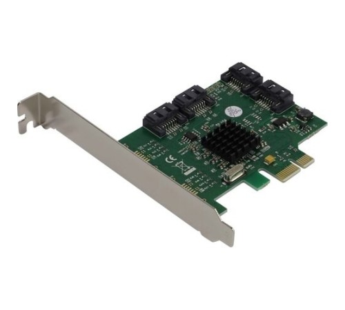 ORIENT M9215S  PCI-Ex v2.0, SATA3.0 6Gb/s, 4int port, поддержка HDD до 8TB, Marvell 88SE9215 chipset