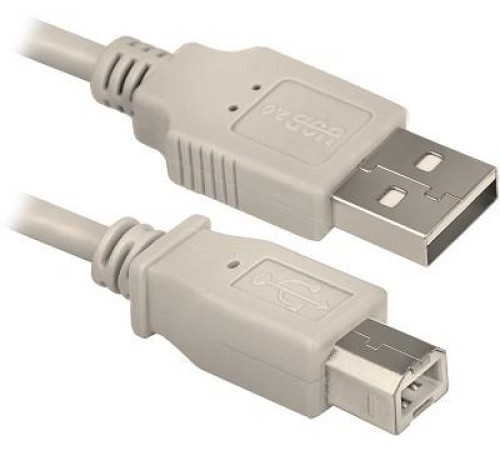 Кабель USB2 AM-BM 1.8M USB04-06 83763 DEFENDER Кабель USB2 AM-BM 1.8M USB04-06 83763 DEFENDER