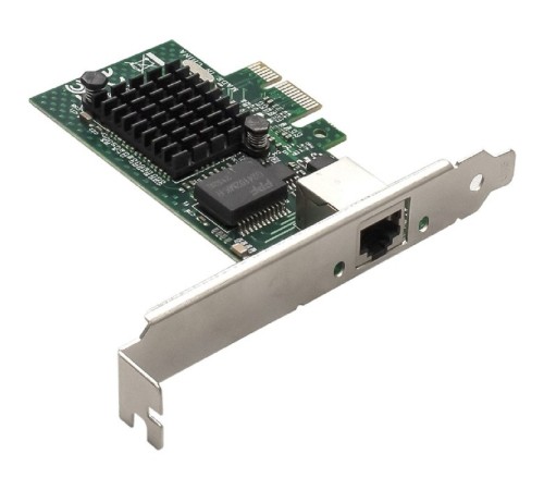 Exegate EX293451RUS Сетевой адаптер ExeGate EXE-BCM5721 (PCI-E x1, порт 1xRJ45, 10/100/1000Mbps, Gigabit Chipset Broadcom BCM5721)