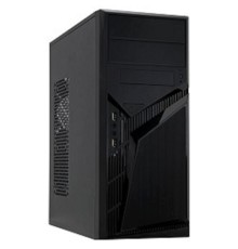 PowerCool S1007BK 450W {Тип: Midi-Tower, цвет: черный, форм-фактор: ATX, mATX, блок питания: 450 Вт, вентилятор: 120 мм, размеры: 175 x 407 x 362 мм, дополнительно: USB x2, наушники, микрофон}