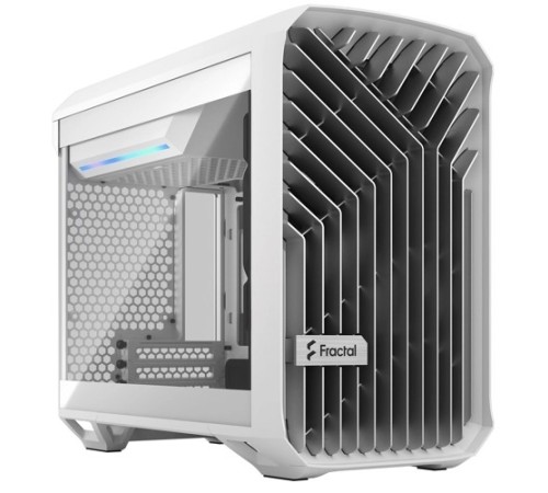Fractal Design Torrent Nano White TG Clear Tint / mITX, TG / 1x180mm fan inc. / FD-C-TOR1N-03