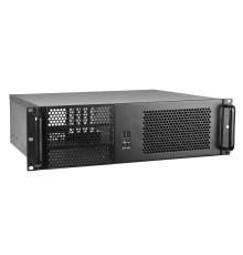 Exegate EX264943RUS Серверный корпус Exegate Pro 3U390-08 <RM 19",  высота 3U, глубина 390, БП 500ADS , USB>
