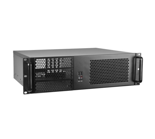 Exegate EX264945RUS Серверный корпус Exegate Pro 3U390-08 <RM 19",  высота 3U, глубина 390, БП 700ADS , USB>