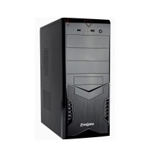 Exegate EX261447RUS Корпус Miditower CP-601 Black, ATX, <без БП>, 2*USB, Audio