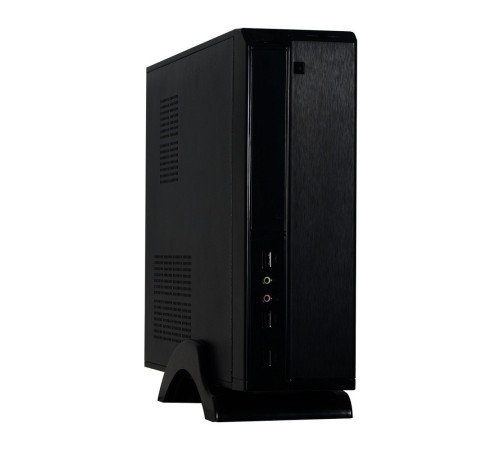 Exegate EX268691RUS Корпус MiniITX Exegate MI-207 Black, miniITX/mATX, <M450, 80mm>, 2*USB, Audio