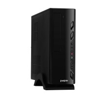 Exegate EX268695RUS Корпус MiniITX Exegate MI-208 Black, miniITX/mATX, <M400, 80mm>, 2*USB, Audio