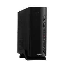 Exegate EX268695RUS Корпус MiniITX Exegate MI-208 Black, miniITX/mATX, <M400, 80mm>, 2*USB, Audio