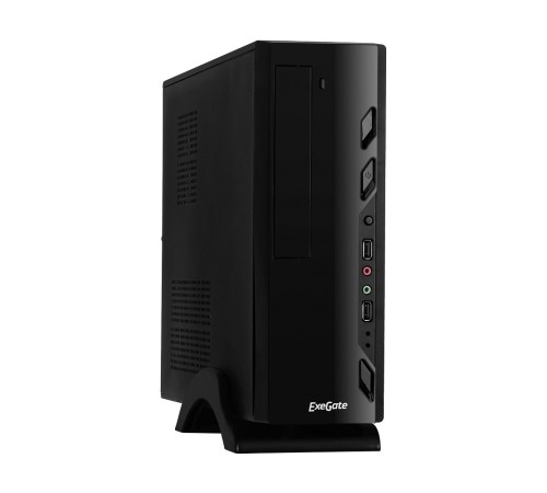 Exegate EX268695RUS Корпус MiniITX Exegate MI-208 Black, miniITX/mATX, <M400, 80mm>, 2*USB, Audio Exegate EX268695RUS Корпус MiniITX Exegate MI-208 Black, miniITX/mATX, <M400, 80mm>, 2*USB, Audio