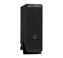 Exegate EX268699RUS Корпус MiniITX Exegate MI-209 Black, miniITX/mATX, <M350, 80mm>, 2*USB, Audio