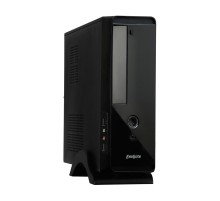 Exegate EX268701RUS Корпус MiniITX Exegate MI-209 Black, miniITX/mATX, <M450, 80mm>, 2*USB, Audio