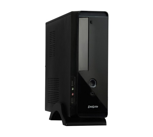 Exegate EX268701RUS Корпус MiniITX Exegate MI-209 Black, miniITX/mATX, <M450, 80mm>, 2*USB, Audio Exegate EX268701RUS Корпус MiniITX Exegate MI-209 Black, miniITX/mATX, <M450, 80mm>, 2*USB, Audio