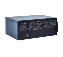 Exegate EX270772RUS Корпус для майнинга Exegate Pro 13-430 <без БП, 2*USB, 5*fan 120мм, места под: 13 видеокарт, 2 БП>