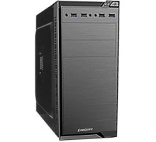 Exegate EX272747RUS Корпус Minitower Exegate QA-412U Black, mATX, <XP500, Black, 120mm>, 2*USB+2*USB3.0, Audio