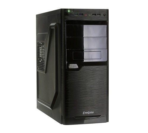Exegate EX272731RUS Корпус MiditowerXP-330U Black, ATX, <без БП>, 2*USB+2*USB3.0, Audio
