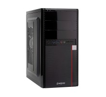 Exegate EX277435RUS Корпус Minitower MA-371X Black, mATX <UN400, 120mm> 2*USB+2*USB3.0, Audio