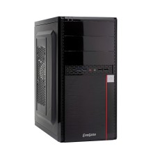Exegate EX277435RUS Корпус Minitower MA-371X Black, mATX <UN400, 120mm> 2*USB+2*USB3.0, Audio