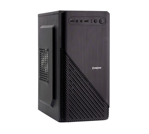 Exegate EX277798RUS Корпус Minitower BAA-103 Black, mATX, <AAA400, 80mm>, 2*USB, Audio