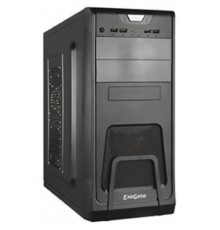 Exegate EX278391RUS Корпус Miditower Exegate CP-603 Black, ATX, <CP400W, 80mm>, 2*USB+2*USB3.0, Audio