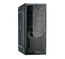 Exegate EX280385RUS Корпус Miditower Exegate CP-604 Black, ATX, <без БП>, 2*USB, Audio
