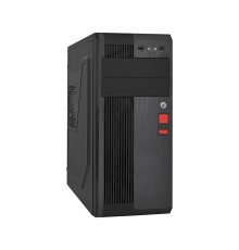 Exegate EX283220RUS Корпус Miditower ExeGate UN-605B Black, ATX, <без БП>, 2*USB, Audio, замок блокировки кнопки питания