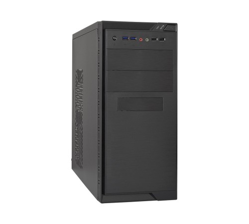 Exegate EX283235RUS Корпус Minitower ExeGate MA-372UX Black, mATX <UN350, 120mm> 2*USB+2*USB3.0, Audio