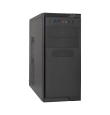 Exegate EX283238RUS Корпус Minitower ExeGate MA-372UX Black, mATX <UN500, 120mm> 2*USB+2*USB3.0, Audio