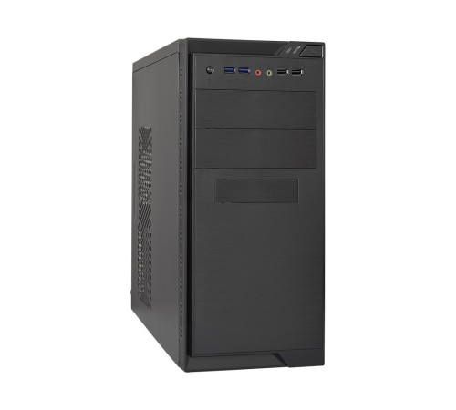 Exegate EX283238RUS Корпус Minitower ExeGate MA-372UX Black, mATX <UN500, 120mm> 2*USB+2*USB3.0, Audio