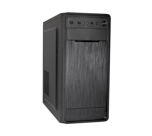 Exegate EX283070RUS Корпус Miditower ExeGate XP-332 Black, ATX, <без БП>, 2*USB, Audio