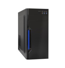 Exegate EX283076RUS Корпус Miditower ExeGate XP-333U Black, ATX, <XP350, Black,120mm>, 1*USB+2*USB3.0, Audio
