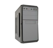Exegate EX284026RUS Корпус Minitower BA-202 Black, mATX, <AA350, 80mm>, 2*USB, Audio