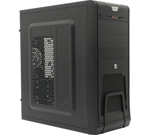 Exegate EX283216RUS Корпус Miditower ExeGate CP-603UB-400W-8 (ATX, БП CP400 с вент. 8см, 2*USB+2*USB3.0, аудио, блокировка, черный)