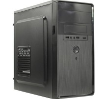 Exegate EX286424RUS Корпус Minitower ExeGate BA-309-350W-8 (mATX, БП AA350 с вент. 8см, 2*USB, HD аудио, черный)