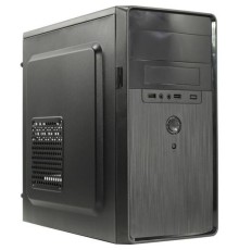 Exegate EX286424RUS Корпус Minitower ExeGate BA-309-350W-8 (mATX, БП AA350 с вент. 8см, 2*USB, HD аудио, черный)